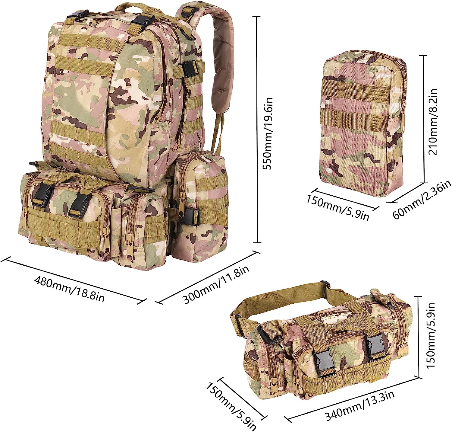 sac à dos de survie millitaire